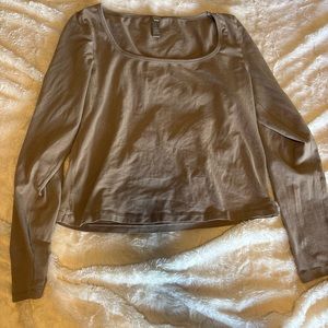 Skims Women's Tan- Brown Crop-top